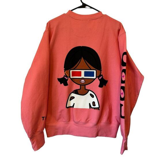 Miss O Cool Girl x THEME NFT Women’s Crew Sweater Sustainable Organic Cotton - M - Picture 1 of 15